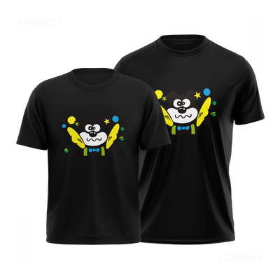 AdamsKhersiStrawberry Couple T Shirt 01 Black