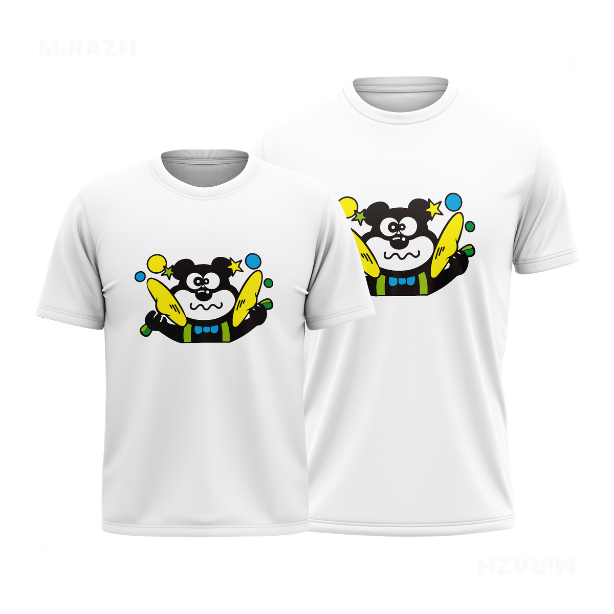 AdamsKhersiStrawberry Couple T Shirt 01 White
