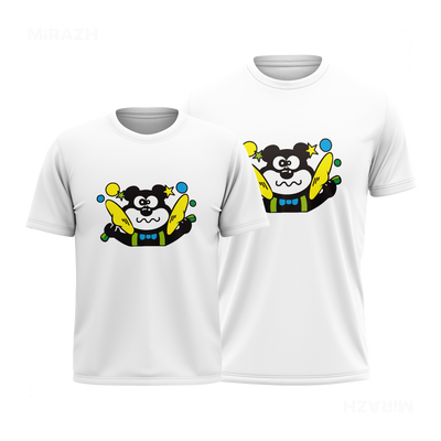AdamsKhersiStrawberry Couple T Shirt 01 White