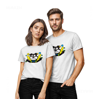 AdamsKhersiStrawberry Couple T Shirt 02 White