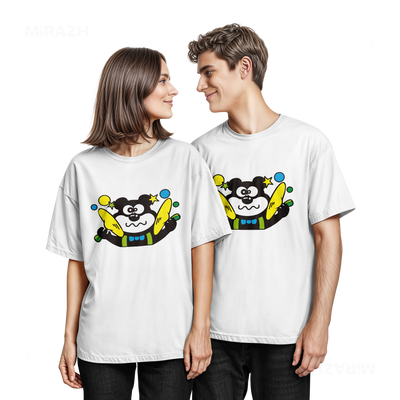 AdamsKhersiStrawberry Couple T Shirt 05 White