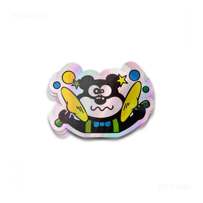 AdamsKhersiStrawberry Die Cut Holographic Sticker 01
