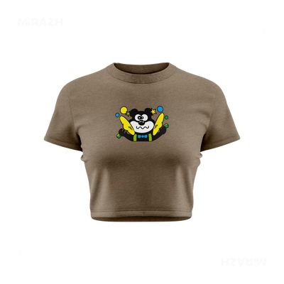AdamsKhersiStrawberry Fitted Crop Top 01 Heather Olive