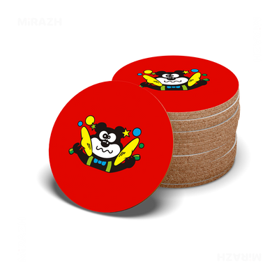 AdamsKhersiStrawberry High Gloss Coaster 06 Round