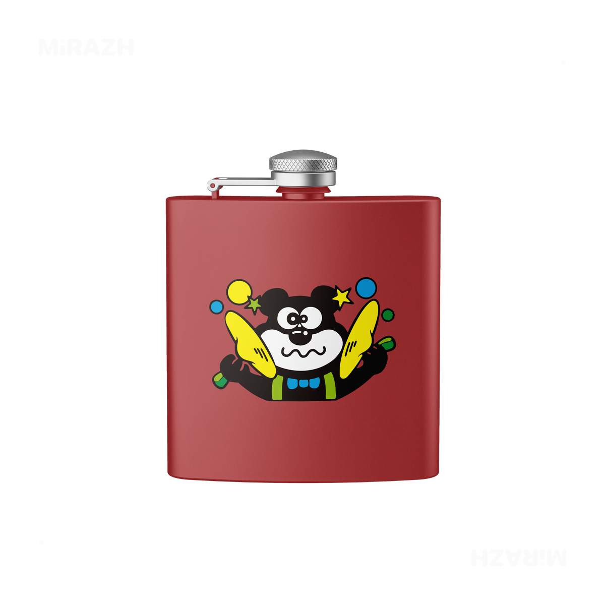 AdamsKhersiStrawberry Hip Flasks 01 Red