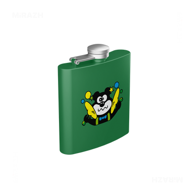 AdamsKhersiStrawberry Hip Flasks 03 Green