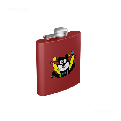 AdamsKhersiStrawberry Hip Flasks 03 Red
