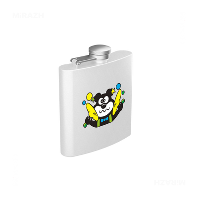 AdamsKhersiStrawberry Hip Flasks 03 White