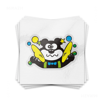 AdamsKhersiStrawberry Kiss Cut Sticker 01 Clear