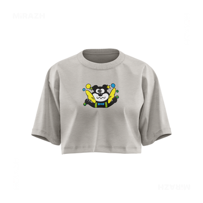 AdamsKhersiStrawberry Over Sized Crop Top 01 Faded Bone