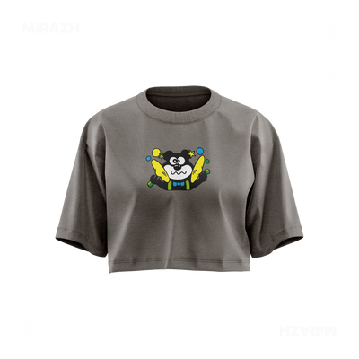 AdamsKhersiStrawberry Over Sized Crop Top 01 Faded Grey