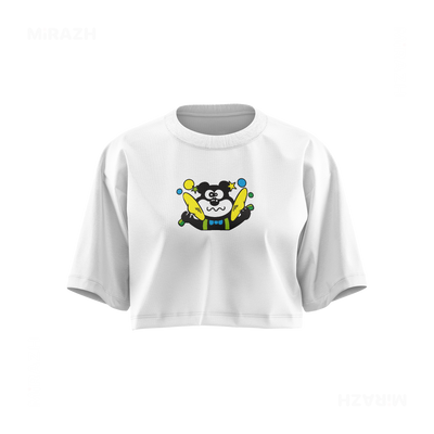AdamsKhersiStrawberry Over Sized Crop Top 01 White