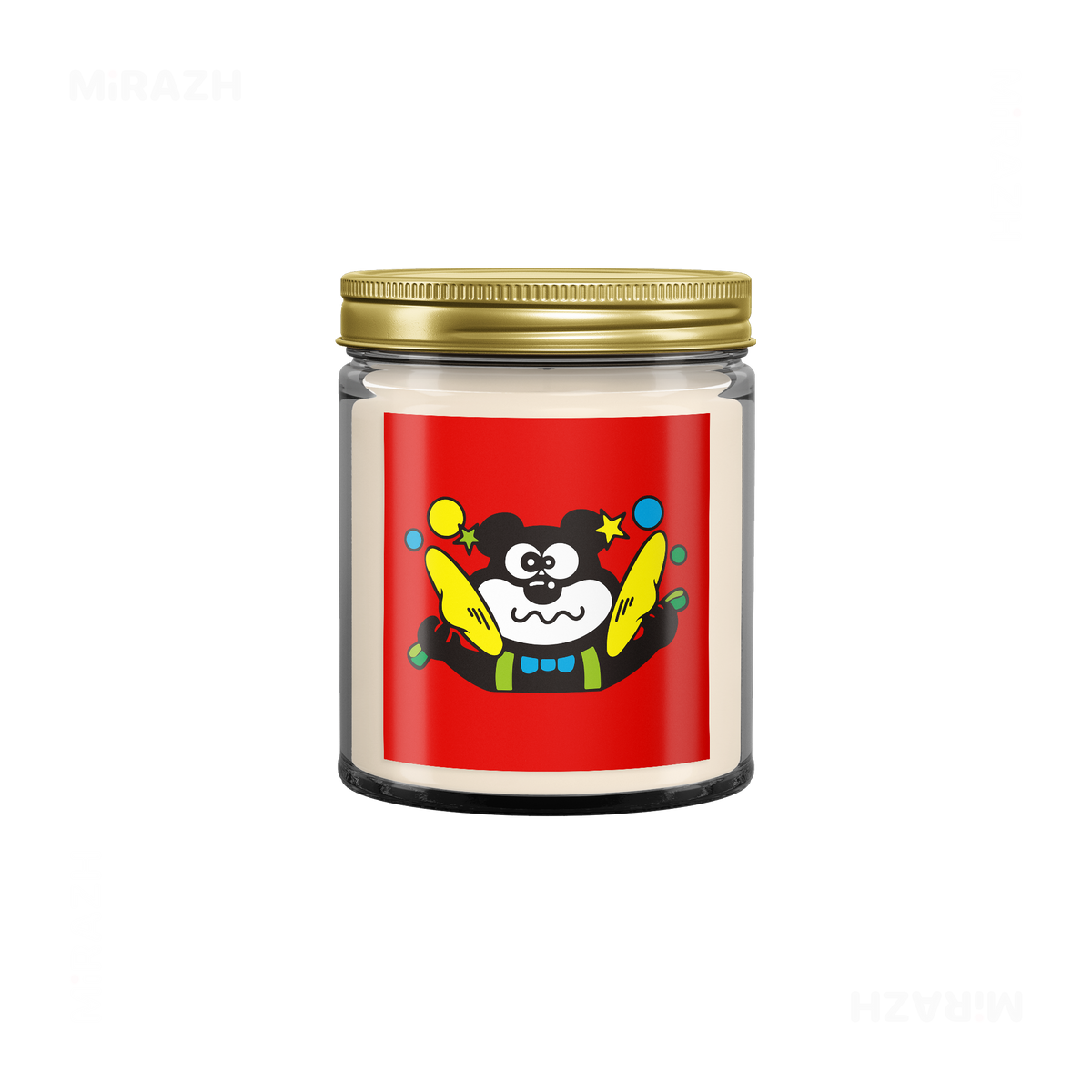AdamsKhersiStrawberry Scented Candle 04 Clear