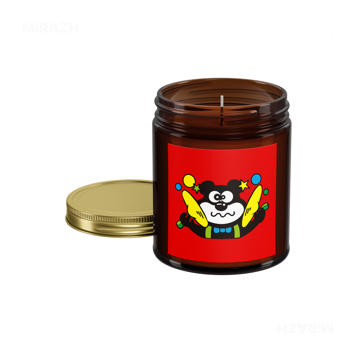 AdamsKhersiStrawberry Scented Candle 05 Amber