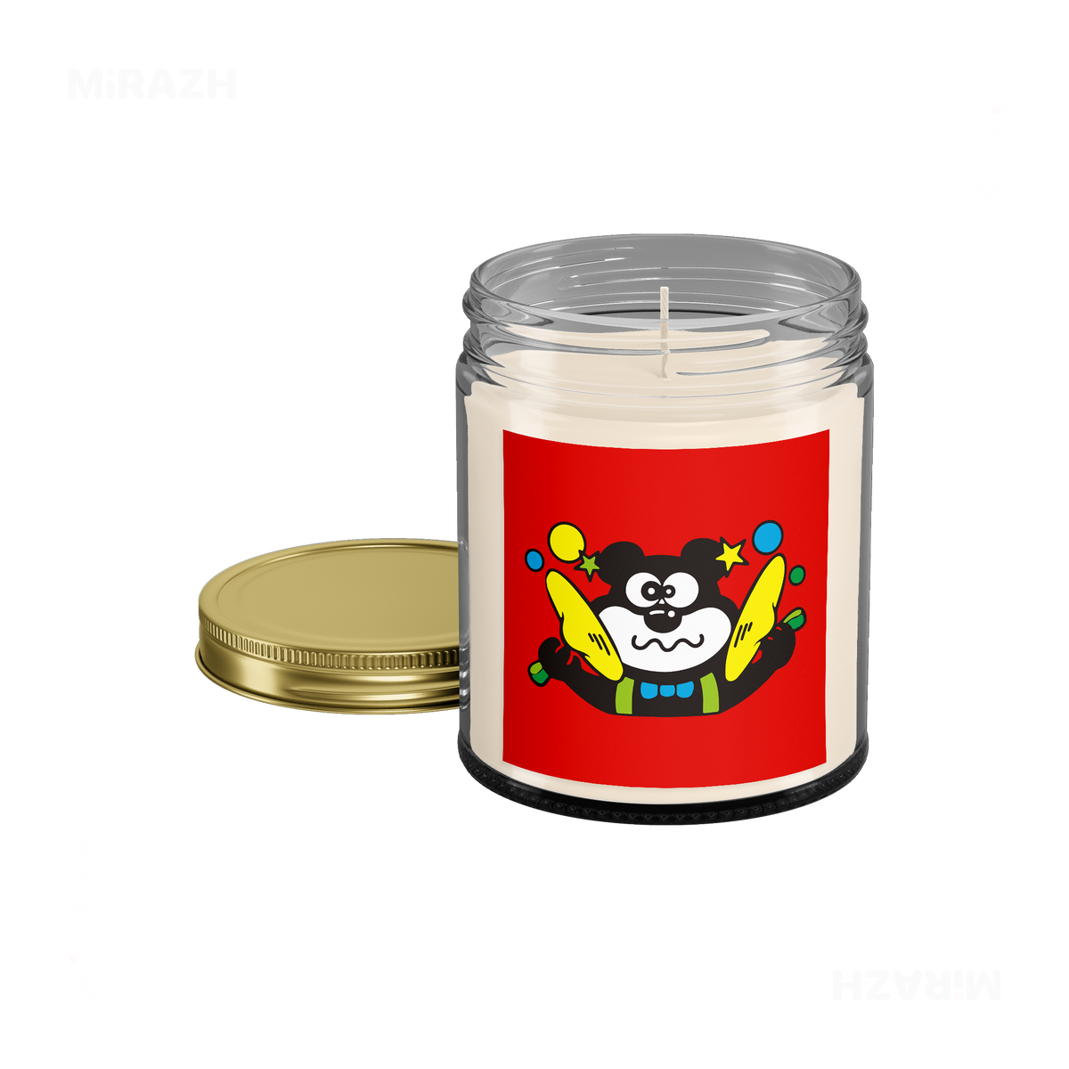 AdamsKhersiStrawberry Scented Candle 05 Clear