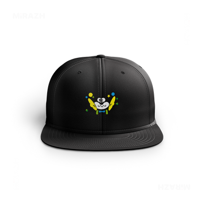 AdamsKhersiStrawberry Snapback Caps 01 Black DTF