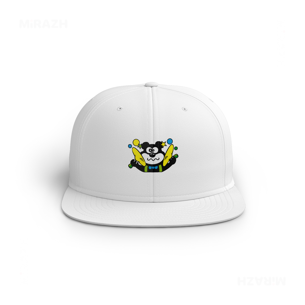 AdamsKhersiStrawberry Snapback Caps 01 White DTF