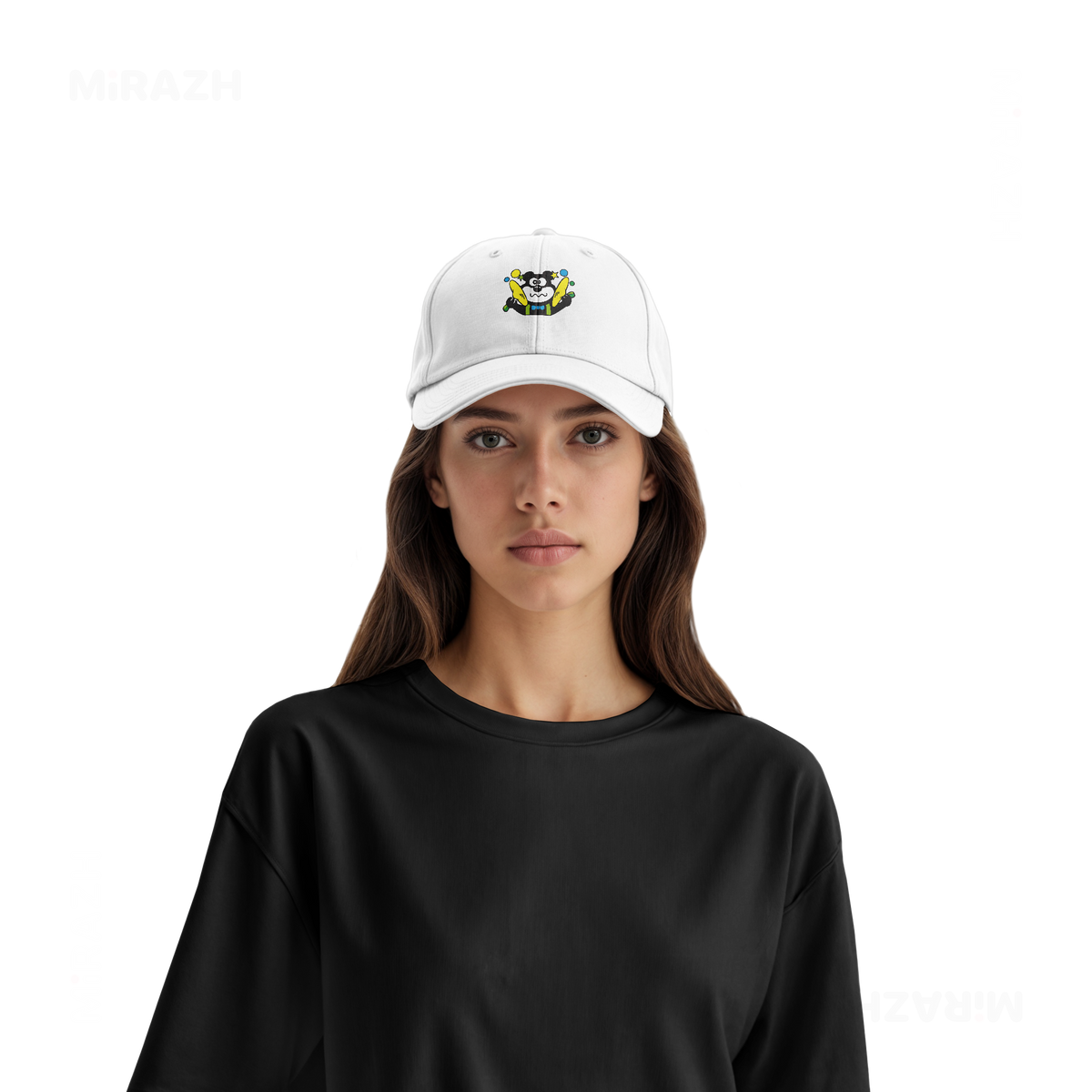 AdamsKhersiStrawberry Snapback Caps 07 White DTF