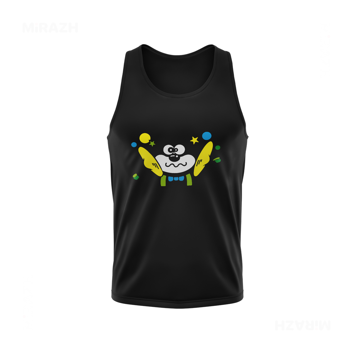 AdamsKhersiStrawberry Tank Tops 01 Black