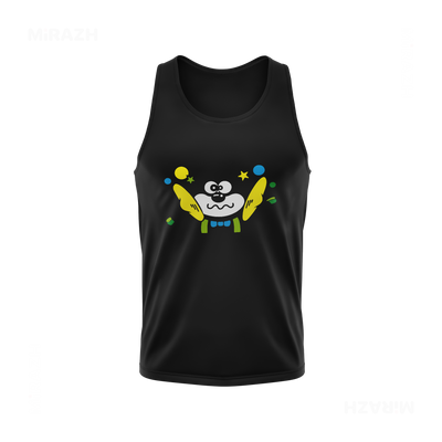 AdamsKhersiStrawberry Tank Tops 01 Black