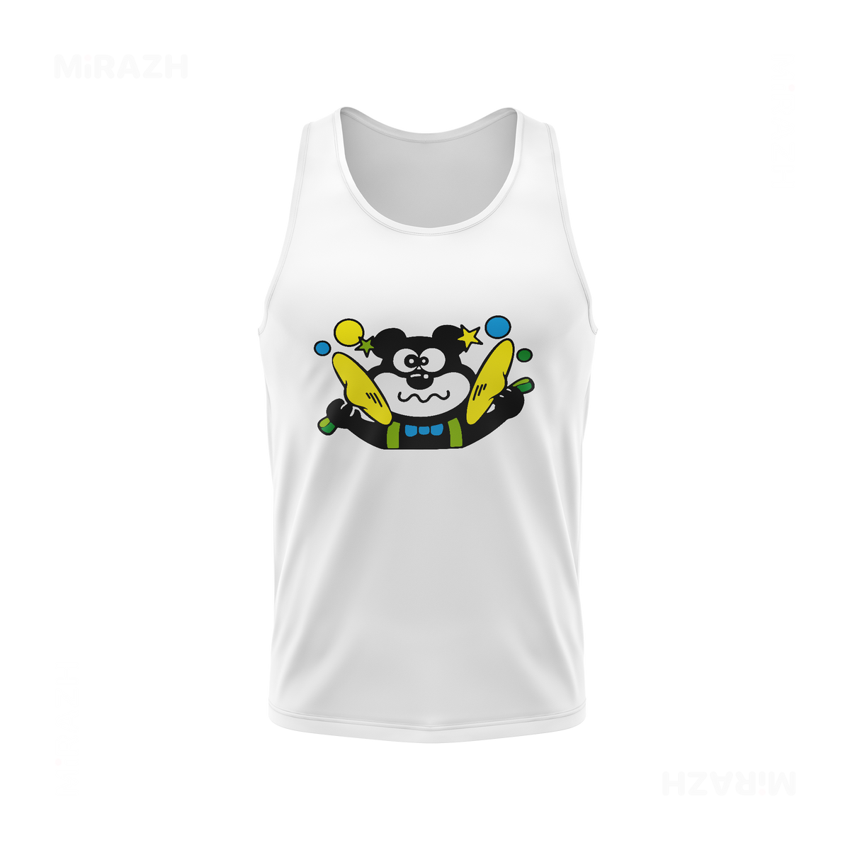 AdamsKhersiStrawberry Tank Tops 01 White