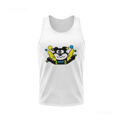 AdamsKhersiStrawberry Tank Tops 01 White