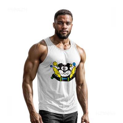 AdamsKhersiStrawberry Tank Tops 02 White