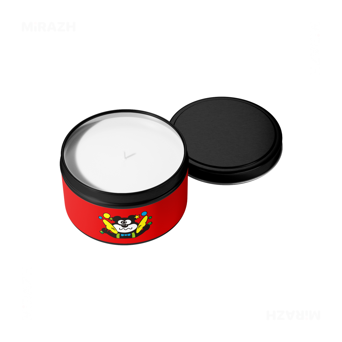 AdamsKhersiStrawberry Tin Candle 05 Black