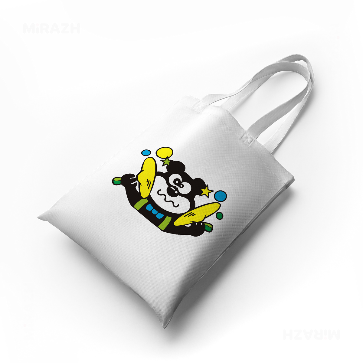 AdamsKhersiStrawberry Tote Bags 04 White