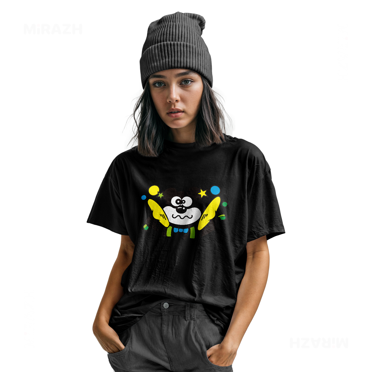 AdamsKhersiStrawberry Youth T Shirt 04 Black