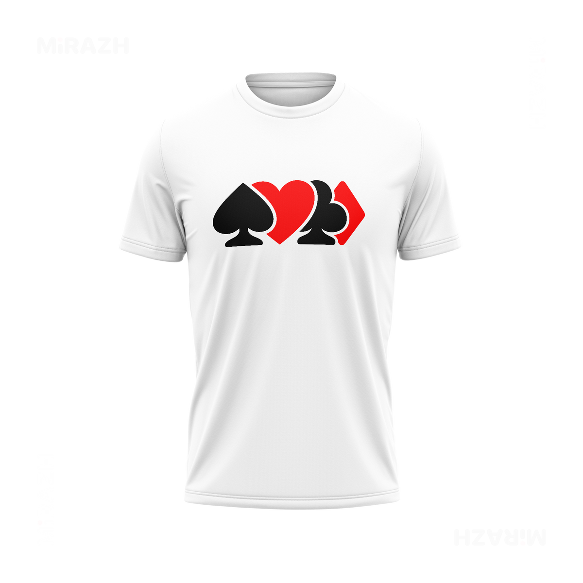 AllSuitsInline Adult T Shirt 01 White