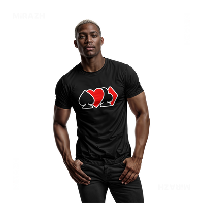 AllSuitsInline Adult T Shirt 02 Black