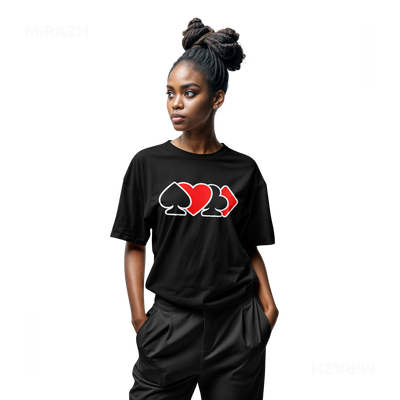 AllSuitsInline Adult T Shirt 04 Black