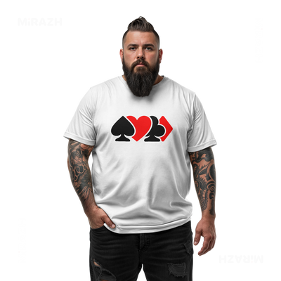 AllSuitsInline Adult T Shirt 05 White
