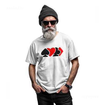 AllSuitsInline Adult T Shirt 06 White