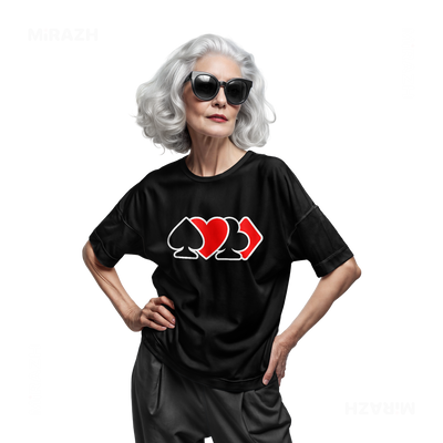 AllSuitsInline Adult T Shirt 07 Black