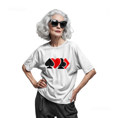 AllSuitsInline Adult T Shirt 07 White