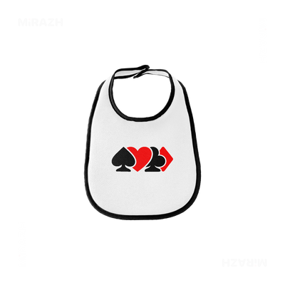 AllSuitsInline Baby Bibs 01 White Black