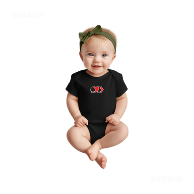 AllSuitsInline Baby Onesies 02 Black