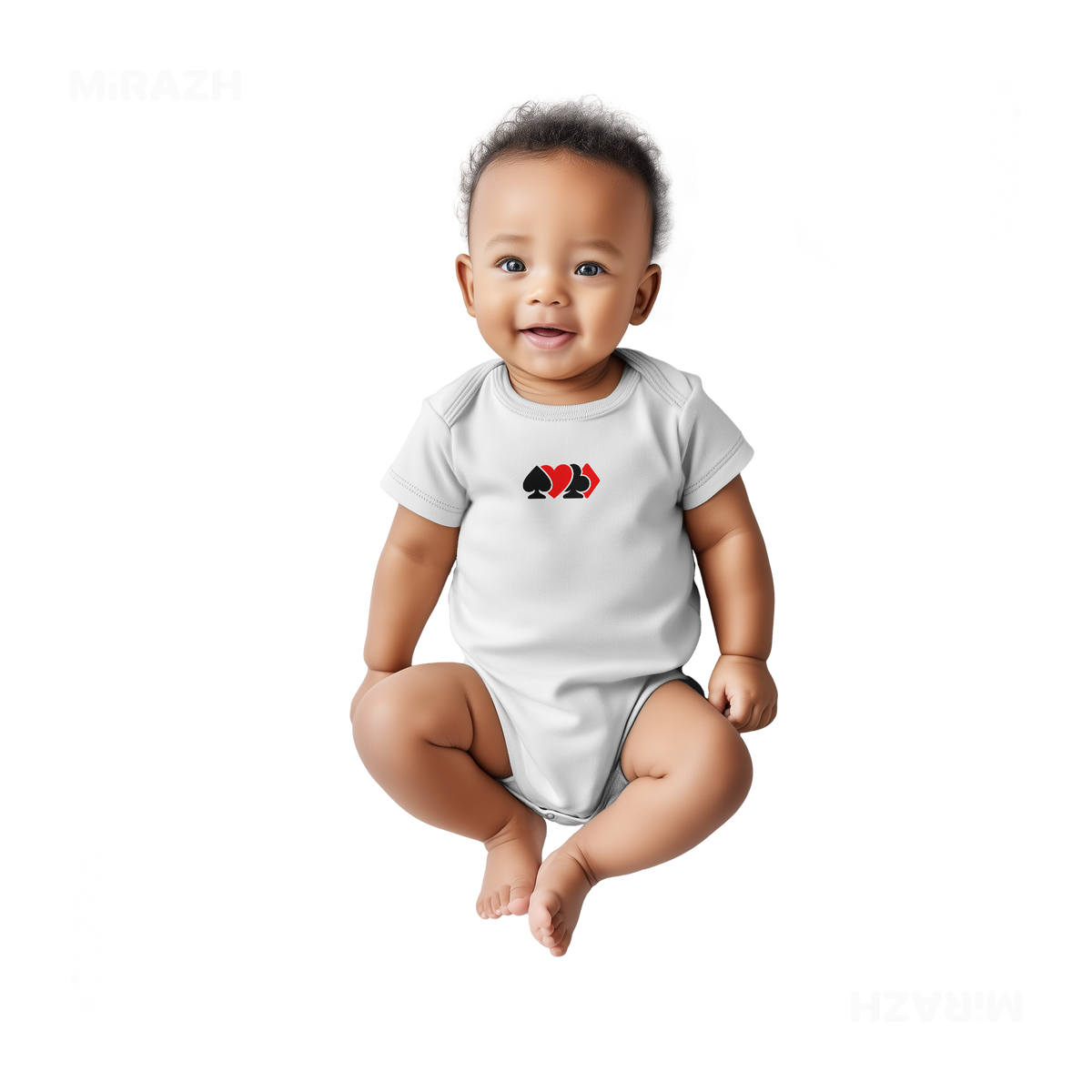 AllSuitsInline Baby Onesies 05 White