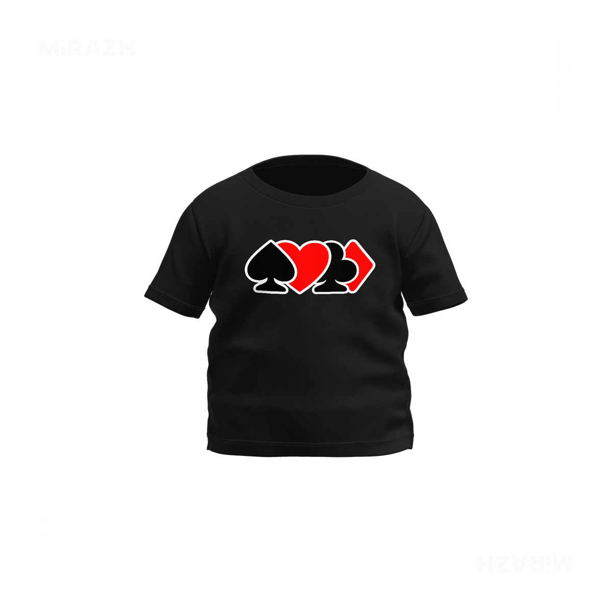 AllSuitsInline Baby T Shirt 01 Black