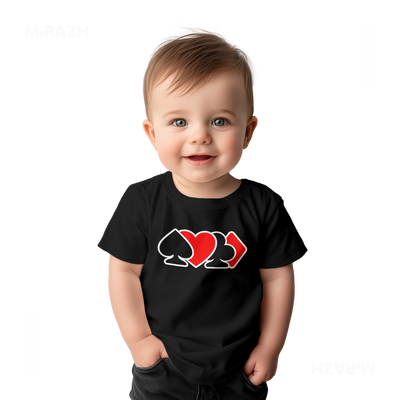 AllSuitsInline Baby T Shirt 03 Black
