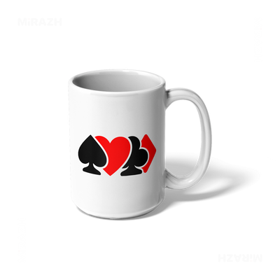 AllSuitsInline Ceramic Mug 01 White