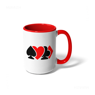 AllSuitsInline Ceramic Mug 01 White Red