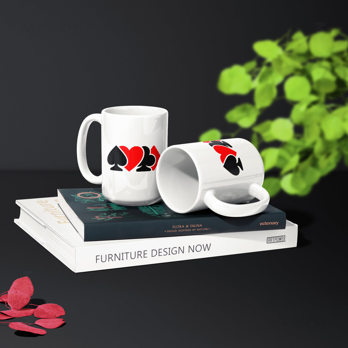 AllSuitsInline Ceramic Mug 02 White