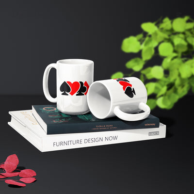 AllSuitsInline Ceramic Mug 02 White