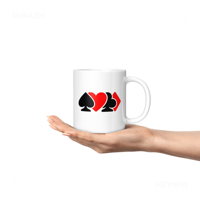AllSuitsInline Ceramic Mug 04 White