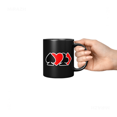 AllSuitsInline Ceramic Mug 06 Black