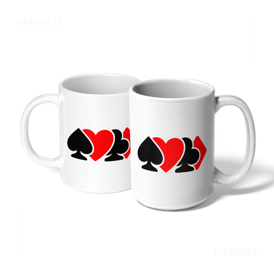 AllSuitsInline Ceramic Mug 07 White