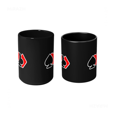 AllSuitsInline Ceramic Mug 09 Black